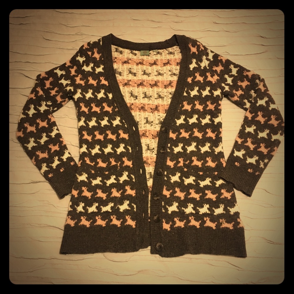 Anthropologie Scottie Cardigan